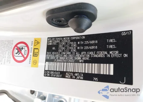 2017 Lexus Nx 200T from USA, damaged, VIN JTJBARBZ5H2128432